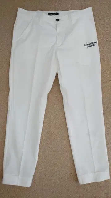 Rough and Swell 덕빌즈 화이트 팬츠