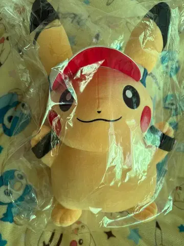 피카츄 봉제 인형 한국 한정판 런