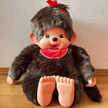 택 포함 새상품 프리미엄 스탠다드 몽치치 2L 여아 봉제 인형 브라운