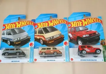 Hot Wheels 미니카 3대 세트