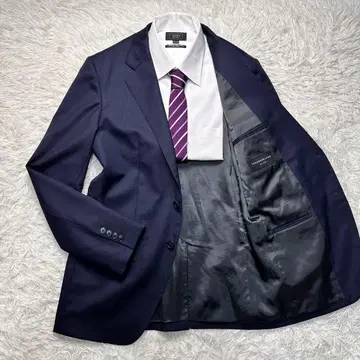 미사용급 현행 투모로우랜드 자켓 네이비 체크 48