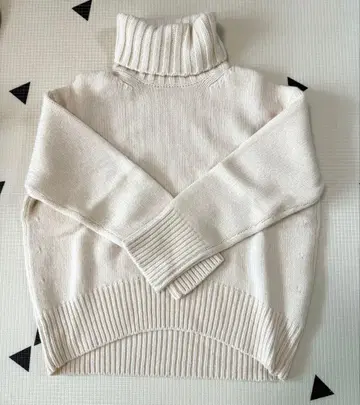 GALERIE VIE 파인 울 하이넥 풀오버 S