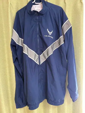 10's U.S.AIRFORCE 트레이닝 자켓 표기 XL 미군