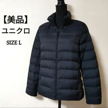 유니클로 블랙 다운 자켓 L 울트라 라이트 다운 자켓