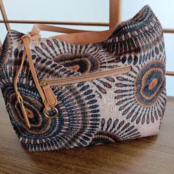 기하학 패턴 핸드백