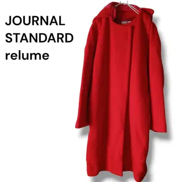JOURNALSTANDARD relume 울 후드 코트 레드 38