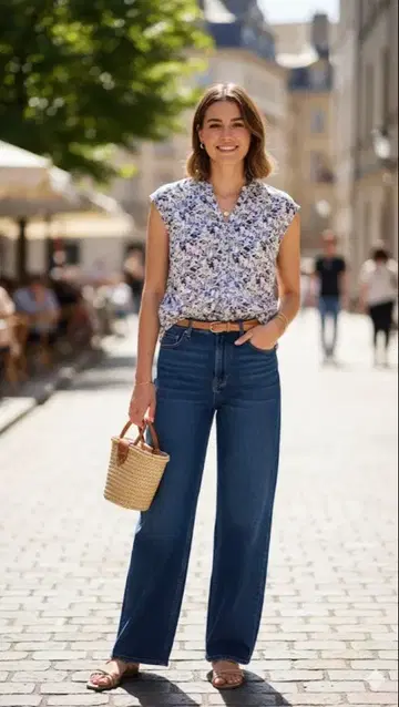 리버티 스키퍼 블라우스