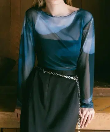 Sheer Top'EARTH'/시아토프 sahara