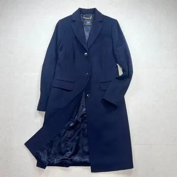 [ 새상품급 ] GOBI 몽골 캐시미어 체스터 코트 네이비 S
