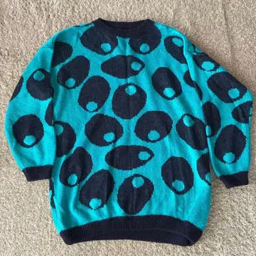 ESPRIT SPORT 도트 무늬 스웨터 M 사이즈 구제 의류 개성파