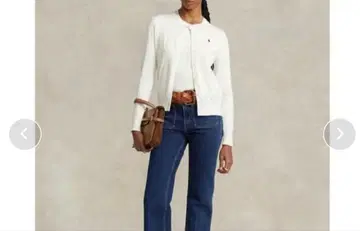 폴로 랄프 로렌 화이트 가디건