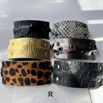 겨울의 마음에 드는 컬렉션 세트! 가죽 머리끈