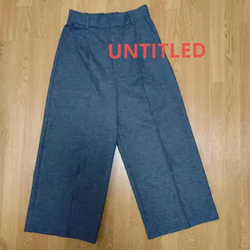 언타이틀 8부 기장 7부 기장 울 팬츠 그레이