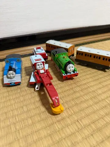 프라레일 차량 세트 토마스 퍼시 크레인 자동차