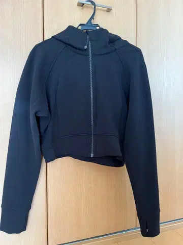 Scuba Full-Zip Cropped Hoodie 블랙 12