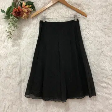 ROPE 로페마도모아젤 A라인 플레어 스커트 [ M ] 무릎 기장 일본제