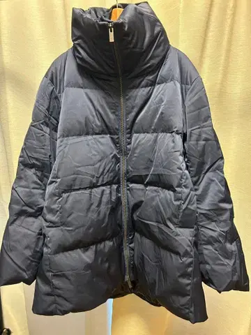 유니클로 U 오버사이즈 다운 자켓 네이비