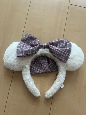 디즈니 릴린린 머리띠 체크 리본 포함