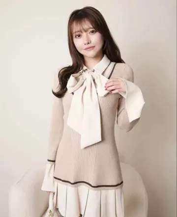 LIPSERVICE 셔츠 도킹 플리츠 원피스