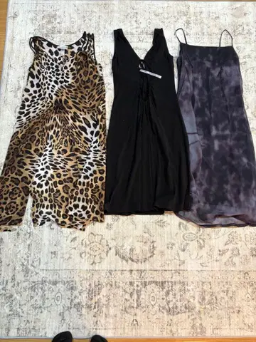 여성용 드레스 3종 세트