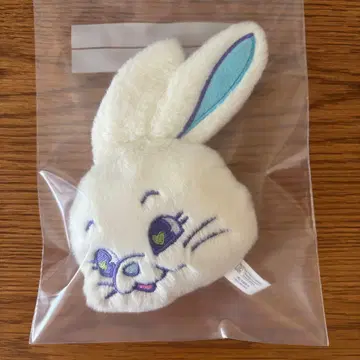 NewJeans NJ 토끼 키링 화이트