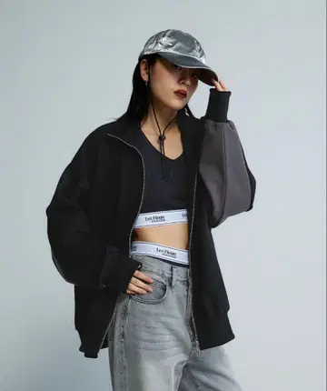 jeanasis Les Fleurs 하이 쇼트 트랙 자켓