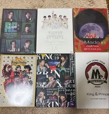 King & Prince 라이브 영상 cd Blu-ray 묶음 판매