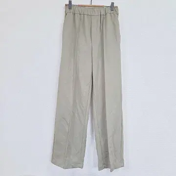 AUNT MARIE'S 와이드 팬츠 베이지 FREE 사이즈 허리밴딩