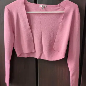 볼레로 가디건 핑크 XS