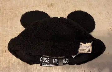 도쿄 디즈니 리조트 미키 귀도리 모자 보아 블랙