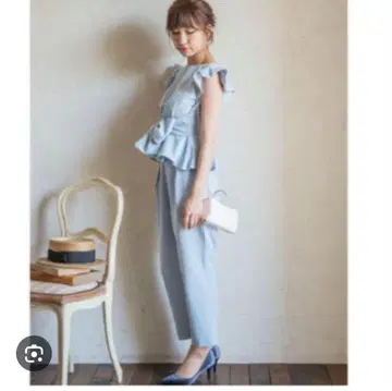 dariel 블로거 콜라보 라이트 블루 셋업 팬츠