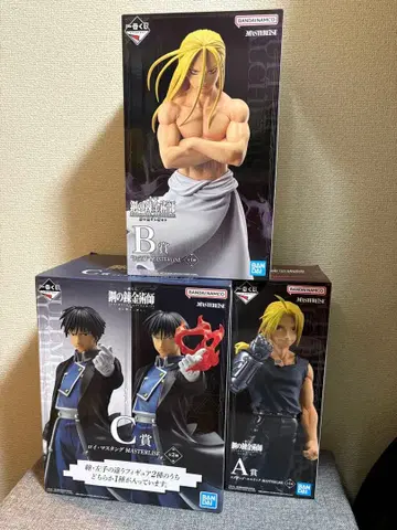 강철의 연금술사 제일복권 에드워드 엘릭 아버지 로이 머스탱 피규어