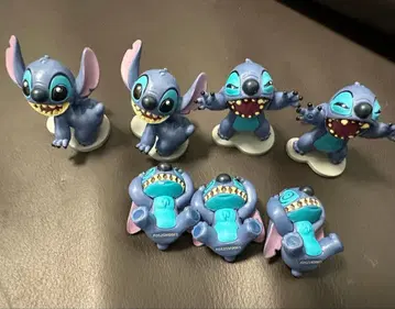 스티치 가챠가챠 7체 세트