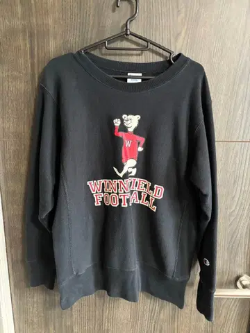 Champion 윈필드 풋볼 맨투맨 네이비