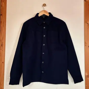 BANANA REPUBLIC 셔츠 자켓 L 다크 네이비 네이비