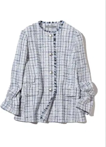 노카라 트위드 자켓