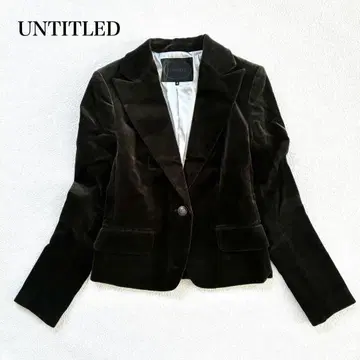 UNTITLED 언타이틀 테일러드 자켓 벨벳 일본제 S