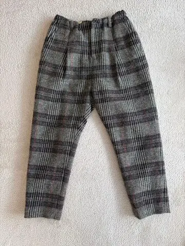 고쉬 체비오트 체크 울 팬츠
