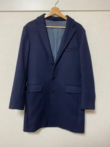 그린 레이블 릴랙싱 네이비 체스터 코트