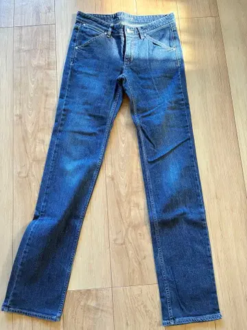 LACOSTE 다크 블루 스트레이트 데님