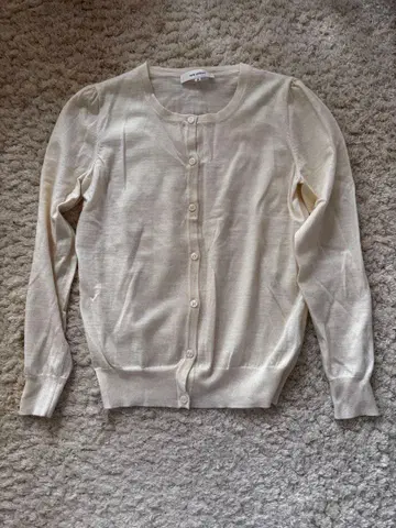 M Premier M's Select 아이보리 가디건 38