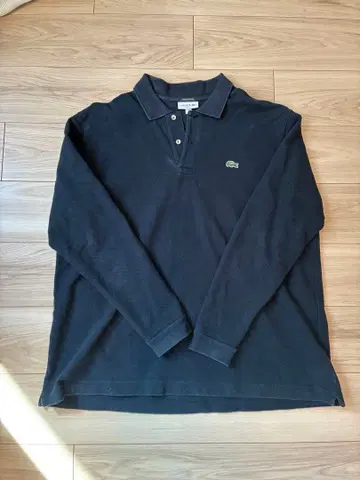 LACOSTE 클래식 핏 다크 블루 피케 셔츠