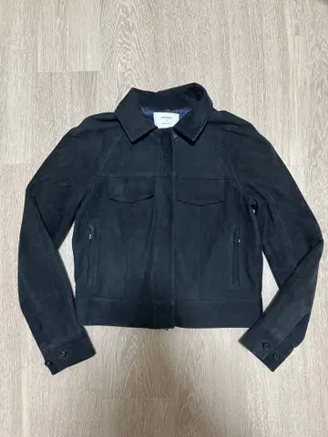 STUDIOUS 네이비 스웨이드 자켓