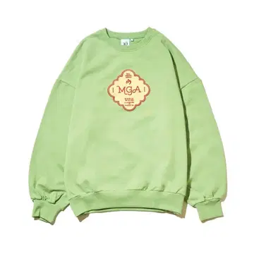 라이트 그린 맨투맨 MGAA 로고