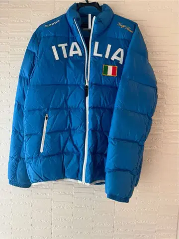 Kappa 이탈리아 국기 포함 다운 자켓 LL