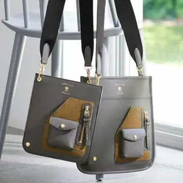 [미사용급] admj 헤어카프 플랫 바디백 A.D.M.J