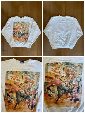 레어 도쿄 디즈니랜드 페니 아케이드 앞 퍼레이드 멜란지 맨투맨