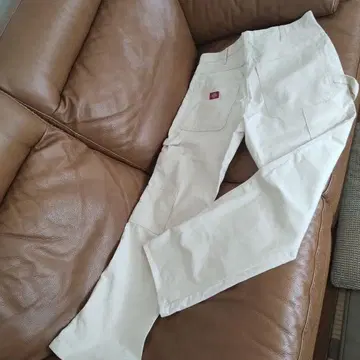 Dickies 화이트 카고 팬츠