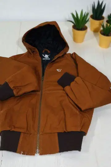 SANTASTIC! 미나토 자켓! 후드 부착 점퍼 M 사이즈 오렌지