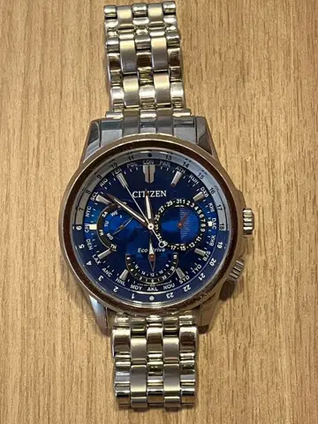 CITIZEN 시티즌 에코 드라이브 손목시계 회전식 인덱스